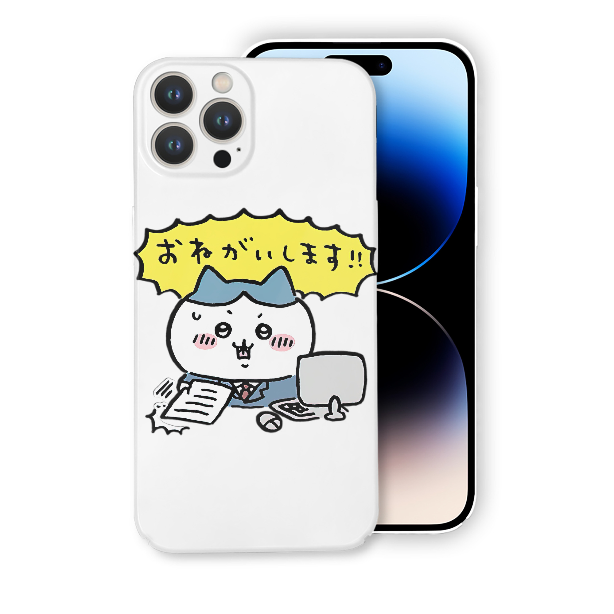 （画像用） ちいかわ ハチワレ Chii-kawa hachiware 【iPhone 14シリーズ対応】ハードケース